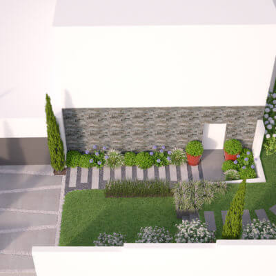 Paysagiste Bidart jardin 3D