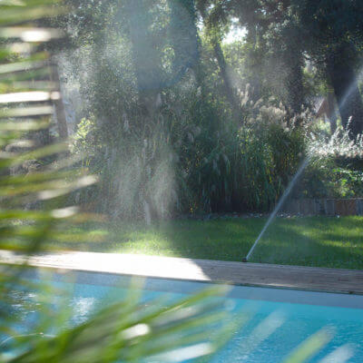 Architecte paysagiste Landes arrosage piscine