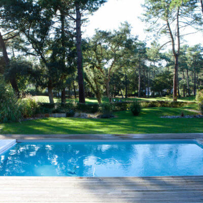 Aménagement jardin piscine terrasse Pays basque