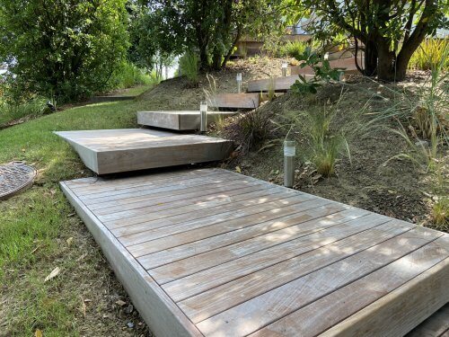 jardin en pente